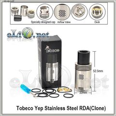 [Tobeco] YEP V1 RDA - ОА для дрипа из нержавеющей стали. Клон