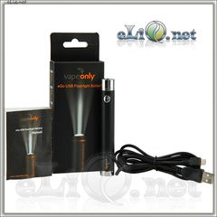 VapeOnly eGo USB Flashlight Battery - 1600mAh - аккумулятор с фонариком.