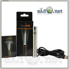 VapeOnly eGo USB Flashlight Battery - 1600mAh - аккумулятор с фонариком.