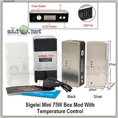 75W TC Sigelei MINI Box Mod - боксмод вариватт с температурным контролем.