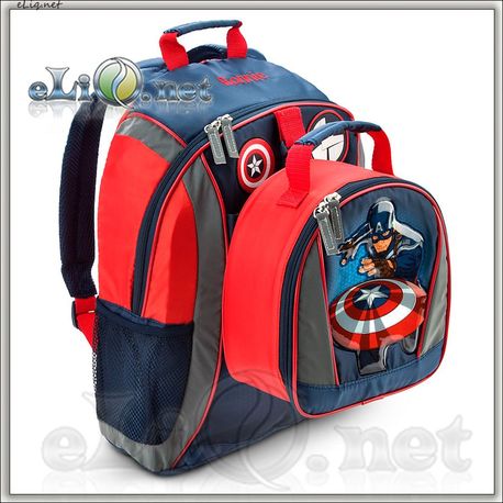 Рюкзак и ланч-бокс. Капитан Америка. Captain America Backpack - Personalizable.Дисней (Disney)