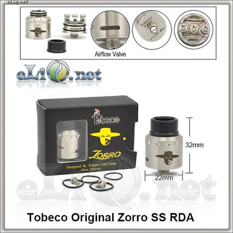 Tobeco Zorro  RDA - оригинальный ОА для дрипа.