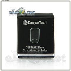 KangerTech Subtank Nano - стеклянная колба на сабтанк нано. Pyrex Glass Replacement Tube