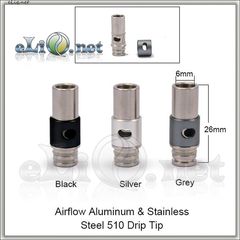 [510] Airflow Drip tip. дриптип с обдувом.