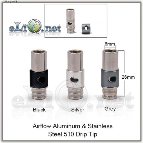 [510] Airflow Drip tip. дриптип с обдувом.