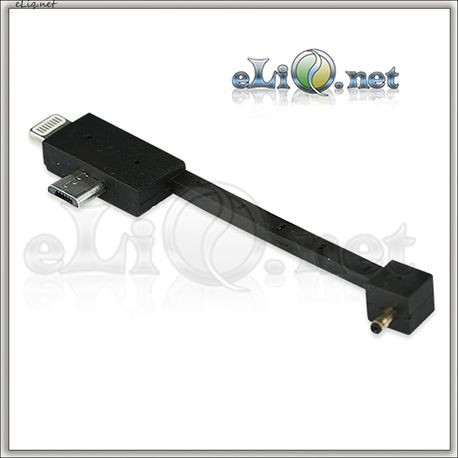 Multi-functional Cable with Lightning Port and Micro USB port for Innokin MVP3.0 Pro