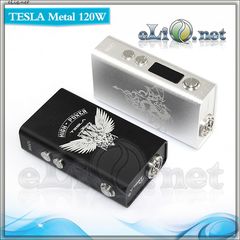 Tesla Metal 120W - боксмод-вариватт под 2 аккумулятора.