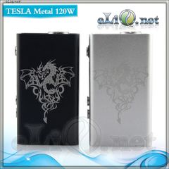 Tesla Metal 120W - боксмод-вариватт под 2 аккумулятора.