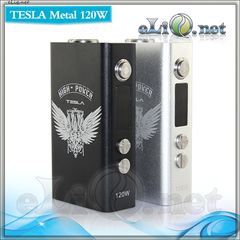 Tesla Metal 120W - боксмод-вариватт под 2 аккумулятора.