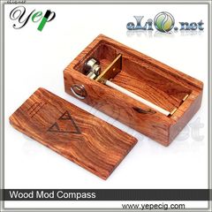 Compass / USA Wood Box Mod (Clone) - деревянный механический мод под 2 аккумулятора