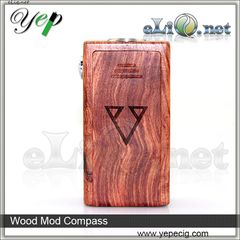 Compass / USA Wood Box Mod (Clone) - деревянный механический мод под 2 аккумулятора