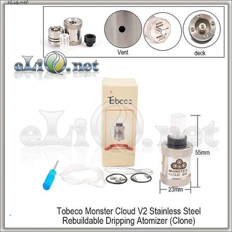 [Tobeco] Monster Cloud V2 RDA - ОА для дрипа. клон.