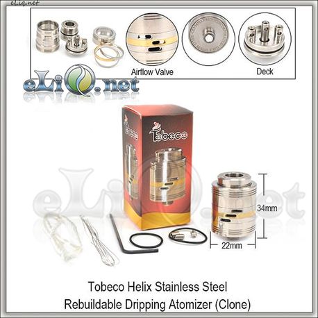 [Tobeco] Helix RDA - ОА для дрипа. клон.
