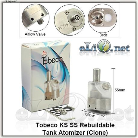 Tobeco KS RTA обслуживаемый атомайзер.