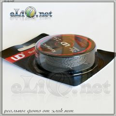 UD Twisted Wire 30ga*3+Ribbon  Витой кантал, круглый + плоский.