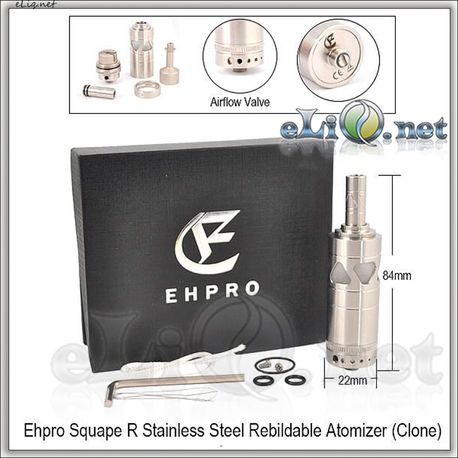 EHPRO Squape R RTA - обслуживаемый атомайзер-танк. Клон