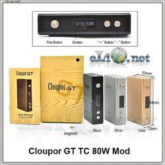 80W Cloupor GT TC Mod - боксмод варивольт-вариватт с температурным контролем.