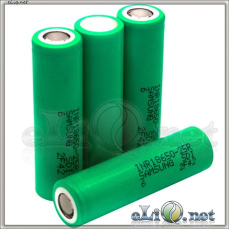 [18650] 20A SAMSUNG 2500mAh 25r GREEN - высокотоковый аккумулятор