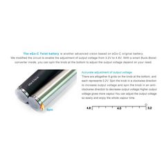 [Joyetech] Joye eGo-C Twist Variable Voltage 1000mAh battery