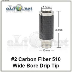 [510] N2 Carbon Fiber. Широкий дрип-тип из нержавеющей стали с карбоновым покрытием.