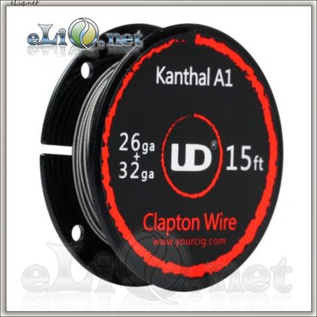 UD Clapton Kanthal  Wire (26ga+32ga) - клэптон кантал.