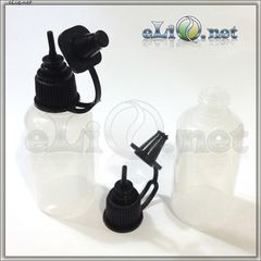 30ml Пустой мягкий прозрачный флакончик с тонким носиком. Китай 