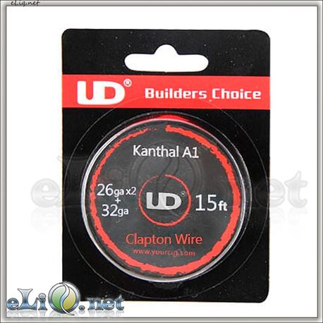 UD Clapton Kanthal  Wire (26ga*2+32ga) - клэптон кантал. 5м.