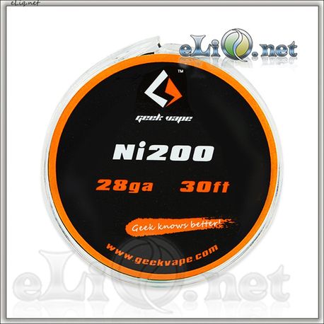 [GeekVape] 28ga, 0.32мм Никель Ni200. 10м. 