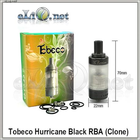 Tobeco Hurricane - обслуживаемый атомайзер. Ураган. Клон
