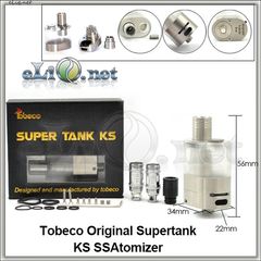 Tobeco Original Supertank KS - 7 ml - гибридный сабомный / обслуживаемый атомайзер.