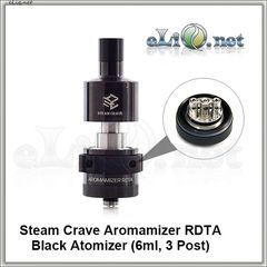 Steam Crave Aromamizer RDTA - обслуживаемый атомайзер-танк для дрипа. Аромамайзер. (6 мл, 3 стойки)