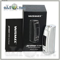 75W WISMEC Presa TC - мини боксмод-вариватт с температурным контролем.