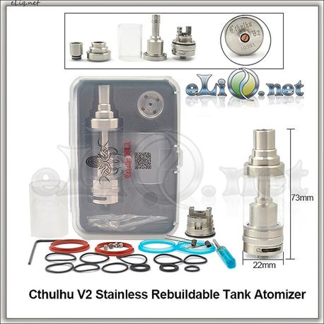 Cthulhu RTA V2 - обслуживаемый атомайзер-танк. Ктулху. (4.7 мл)