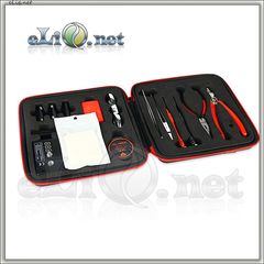E-cig DIY Tool Accessories Kit V2 - большой набор инструментов + омметр + кейс.