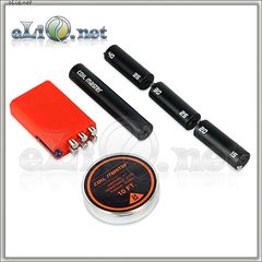 E-cig DIY Tool Accessories Kit V2 - большой набор инструментов + омметр + кейс.