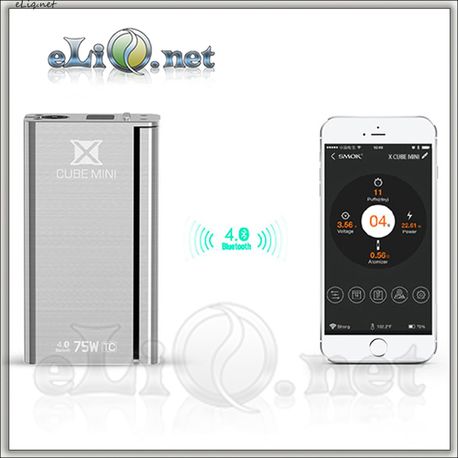 75W SMOK XCube MINI TC/VW Bluetooth MOD - блютуз боксмод вариватт с температурным контролем.