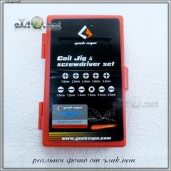GeekVape  Coil Jig & Precision Screwdriver Set for E-cig - набор отверток. инструмент для намотки.