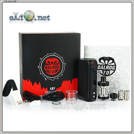 70W UD BALROG TC Kit. MOD + Tank - боксмод вариватт + атомайзер, набор.