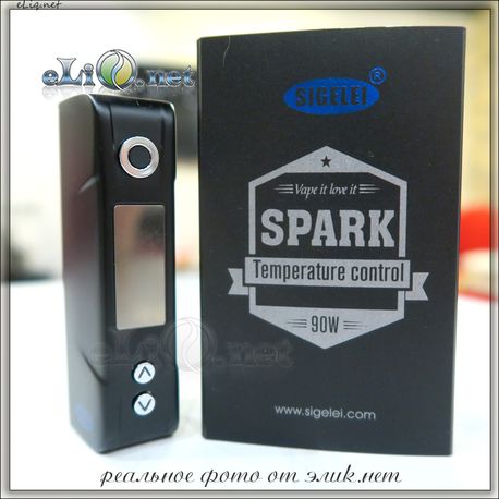 Sigelei Spark TC 90W Mod - боксмод вариватт с температурным контролем.