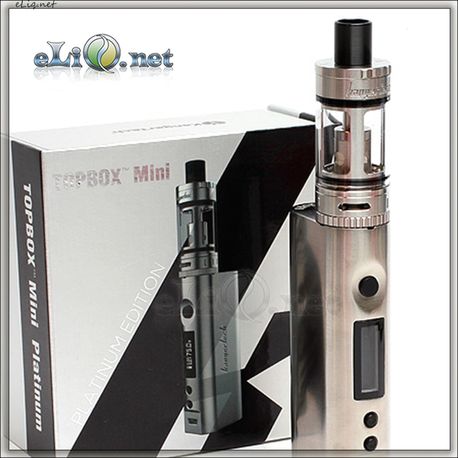 Kangertech Topbox Mini 75W Platinum Starter Kit - боксмод вариватт + атомайзер, набор