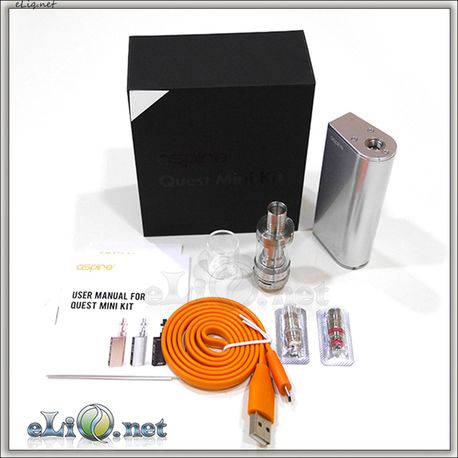 Aspire Quest Mini Kit  (Triton Mini Tank and Pegasus Mini Box MOD) - стартовый набор, вариватт, ТК