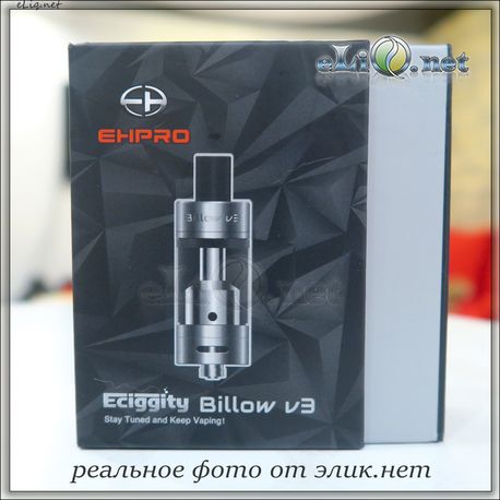 [Предзаказ!] EHPRO Billow v3 - обслуживаемый атомайзер-танк. 