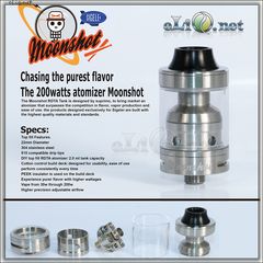 Sigelei Moonshot RDTA - обслуживаемый атомайзер-танк для дрипа.
