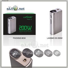 LAISIMO S3 200W TC box mod - вариватт с ТК