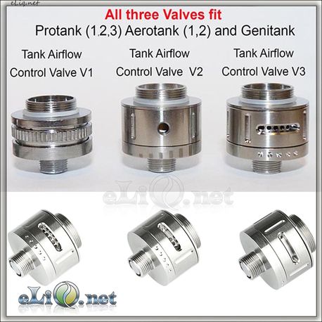 [KangerTech] New Airflow Control Valve v3 for Protank 2 / Protank 3 / AeroTank - новая база с регулировкой обдува.