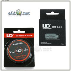 UD Плетенный кантал / фехраль (Twisted kanthal A1 FeCrAl)