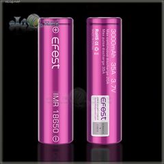 [35A] 3000mah Efest Purple IMR18650  - flat top - Высокотоковый аккумулятор, без защиты, с плоским верхом.