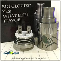 iCloudcig Black Widow RDA - обслуживаемый атомайзер для дрипа. Черная вдова.