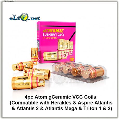 ATOM. Керамический испаритель для Herakles, Atlantis, Atlantis 2 и Mega, Triton. gCeramic Coils