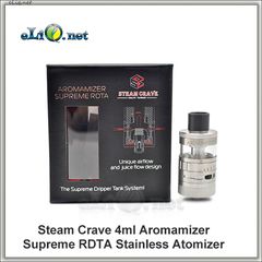 Steam Crave Aromamizer Supreme RDTA - обслуживаемый атомайзер-танк для дрипа. Аромамайзер. (4 мл, 2 стойки)